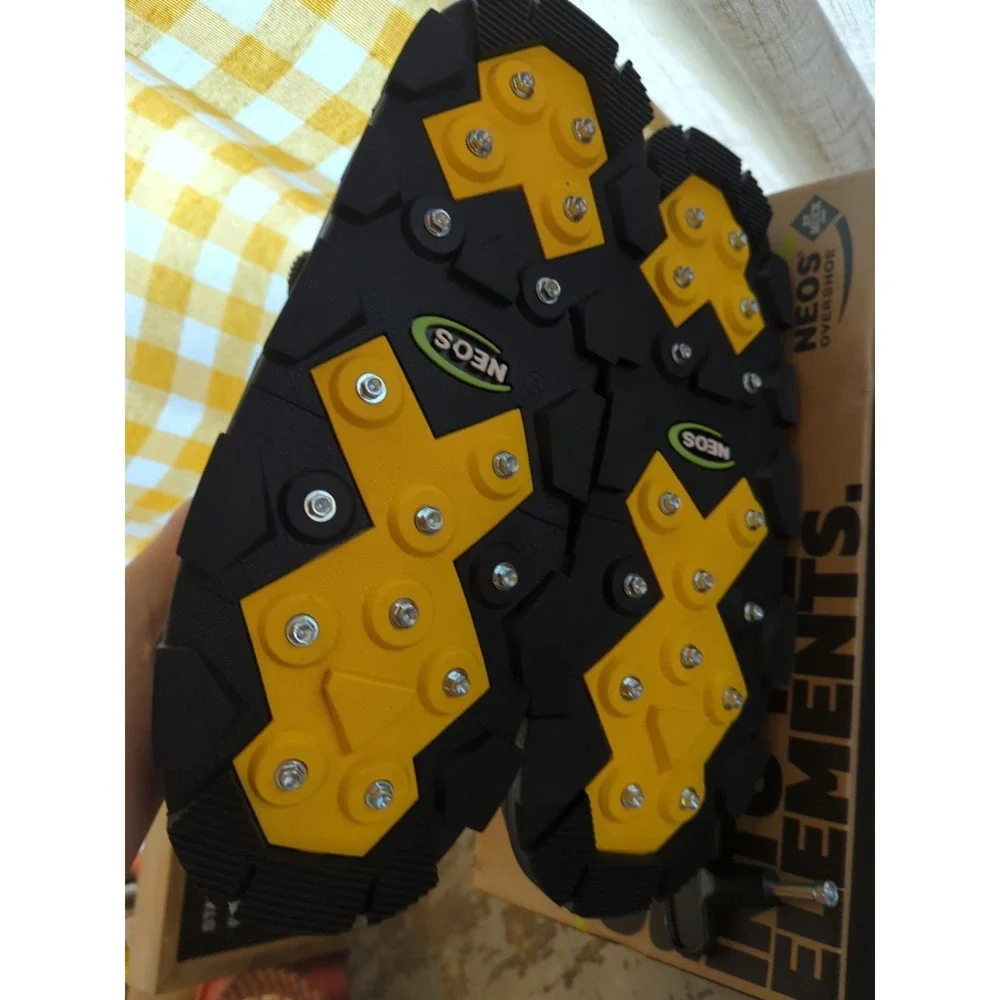 Neos‎ Voyager Glacier Trek Cleats Overshoes Black Waterproof Size XL